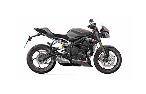 Triumph New Street Triple RS with additional accessories