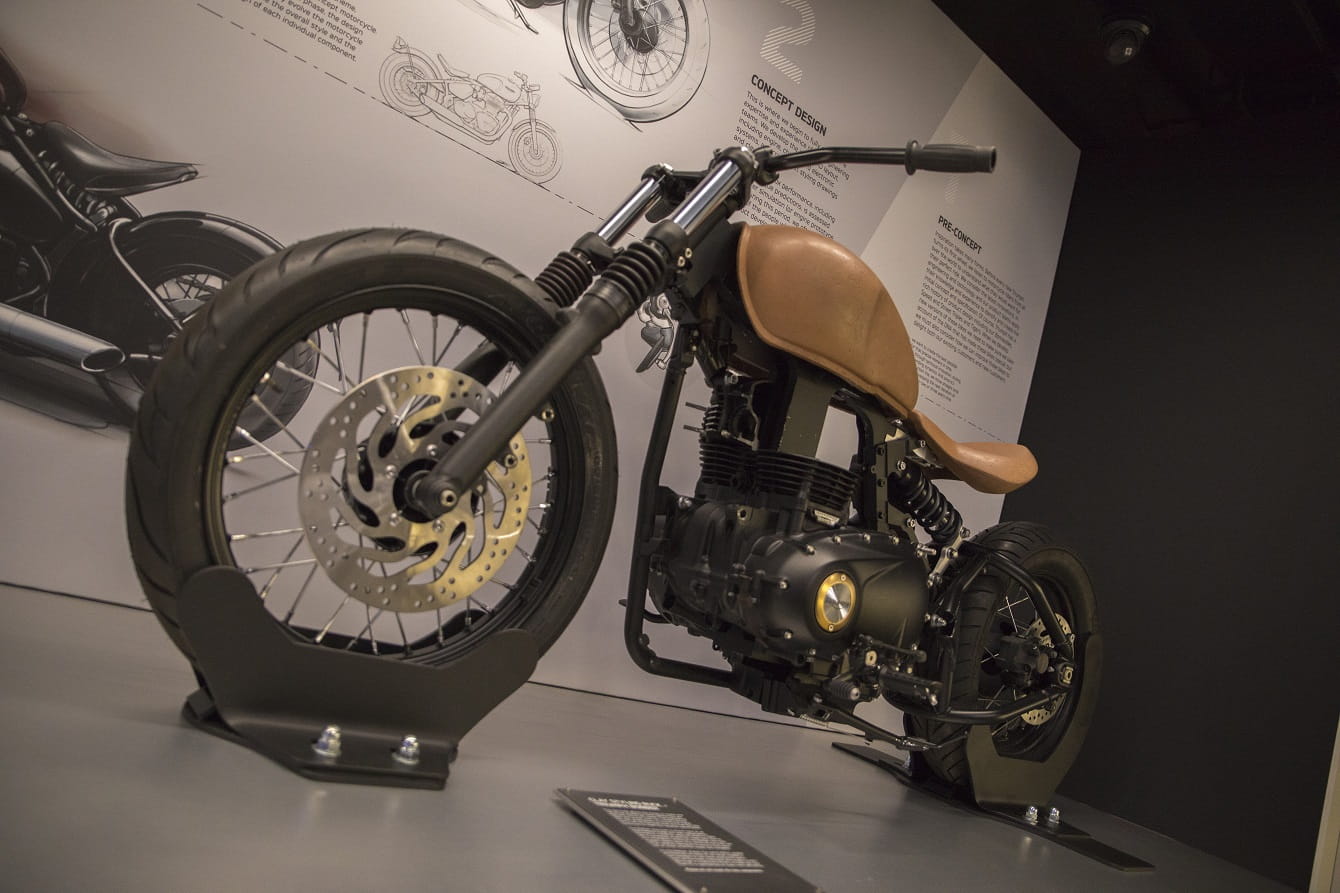 Triumph Bonneville Bobber Clay Model