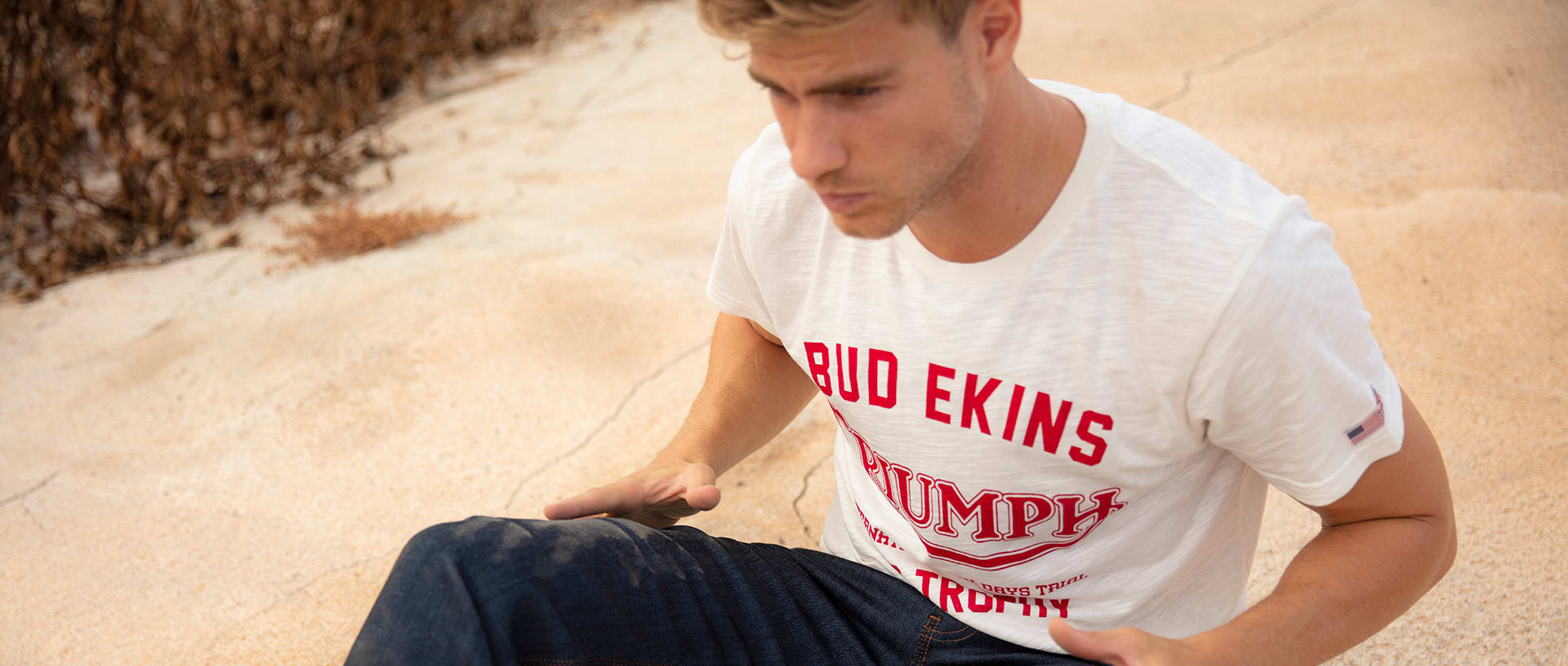 Triumph Spring Summer collection 2019 Bud Ekins Nevada Tee