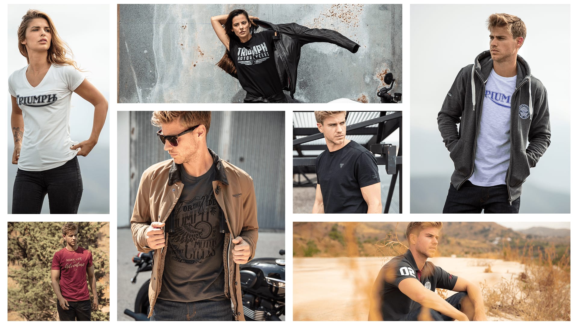 Triumph Spring Summer 2019 Clothing Collection t-shirts