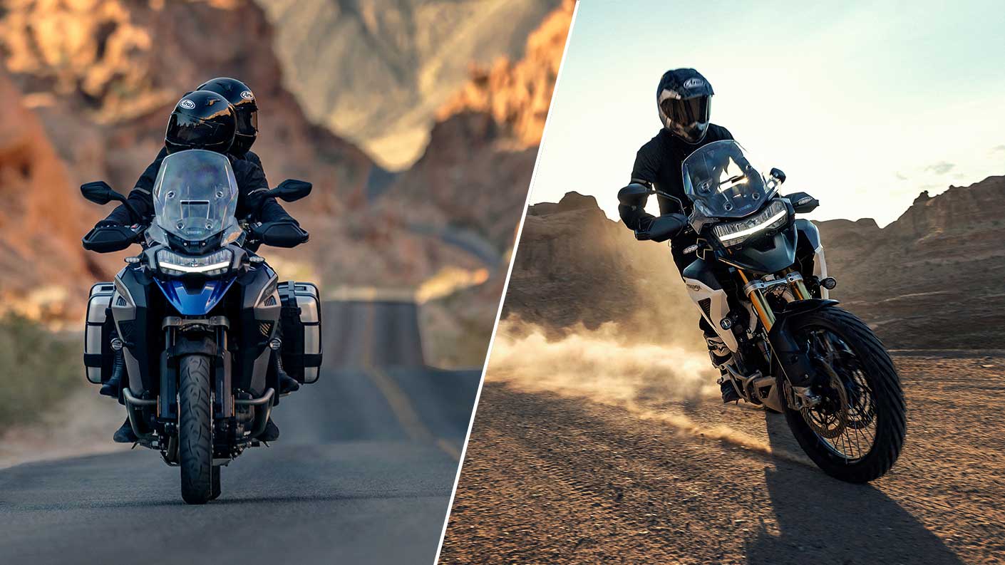 Triumph tiger 1200 GT explorer and rally pro