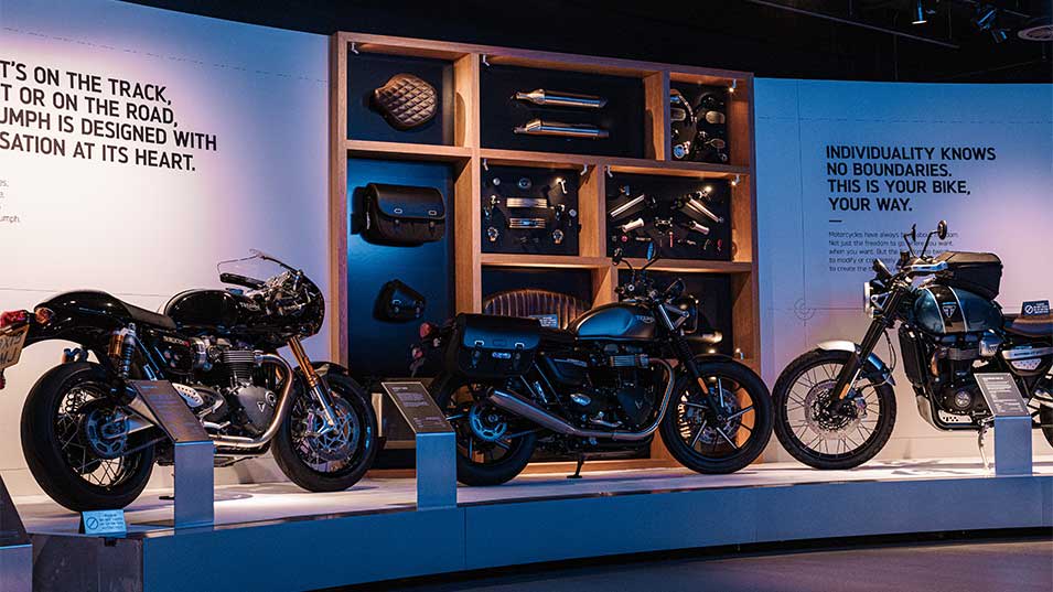 Triumph Factory visitor experience
