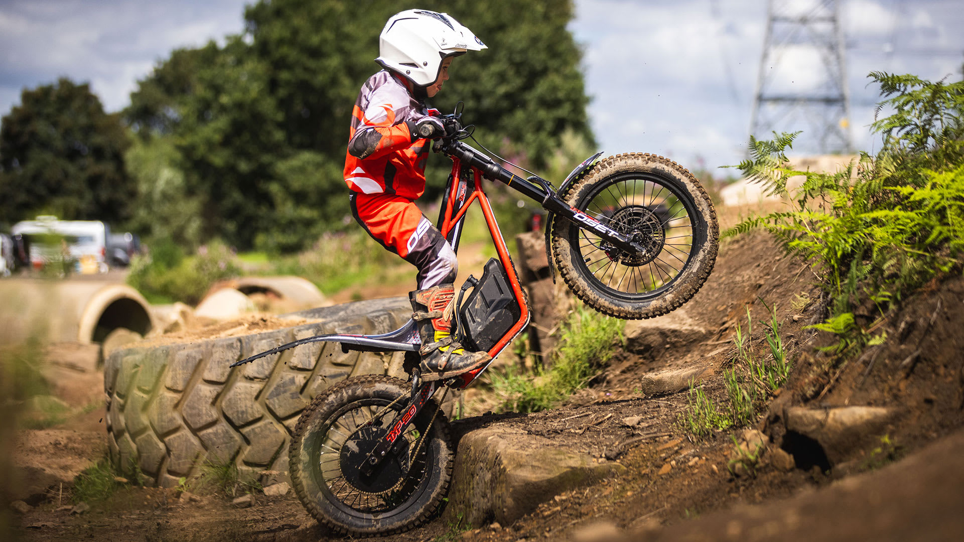 The OSET Trials Experience rider 