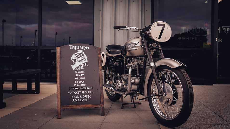 Triumph Factory Visitor Experience Bike Nights