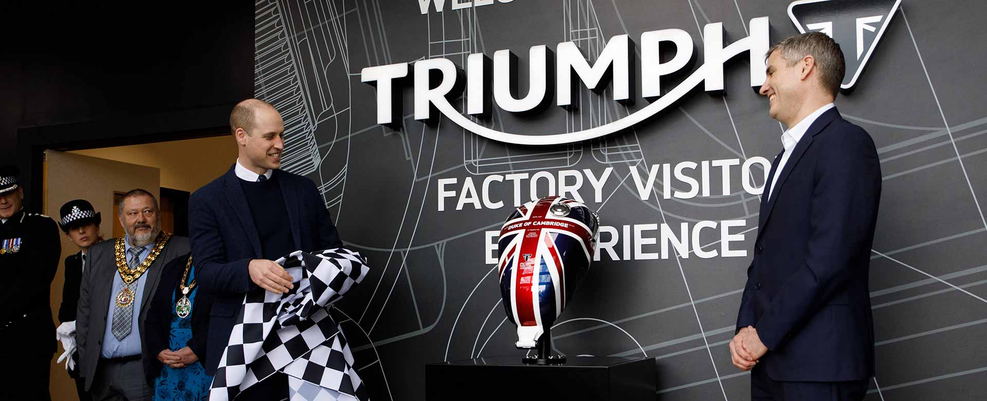 Triumph Factory Visitor Experience Prince William Guest