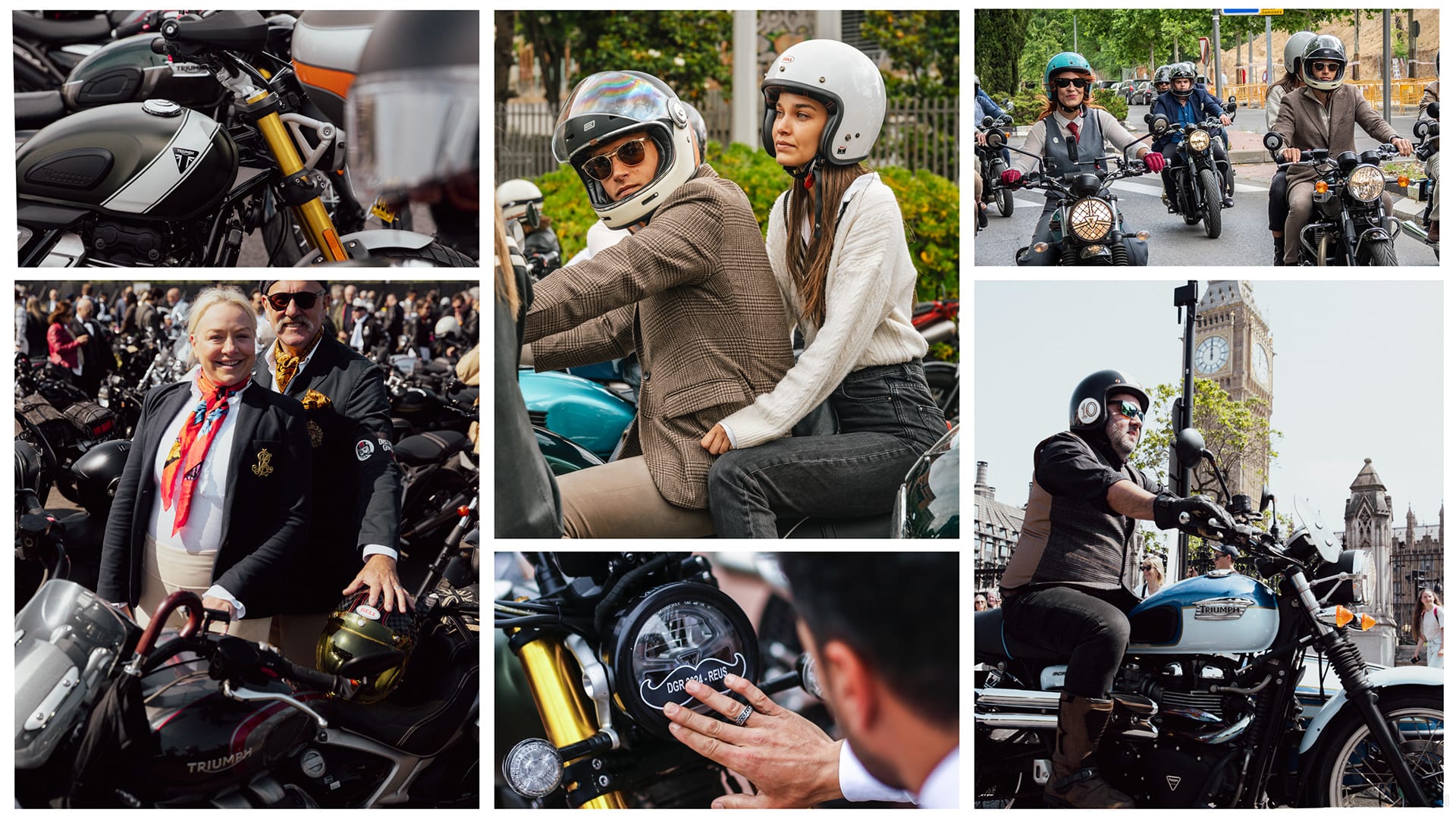 Triumph and The Distinguished Gentleman's Ride event highlights collage