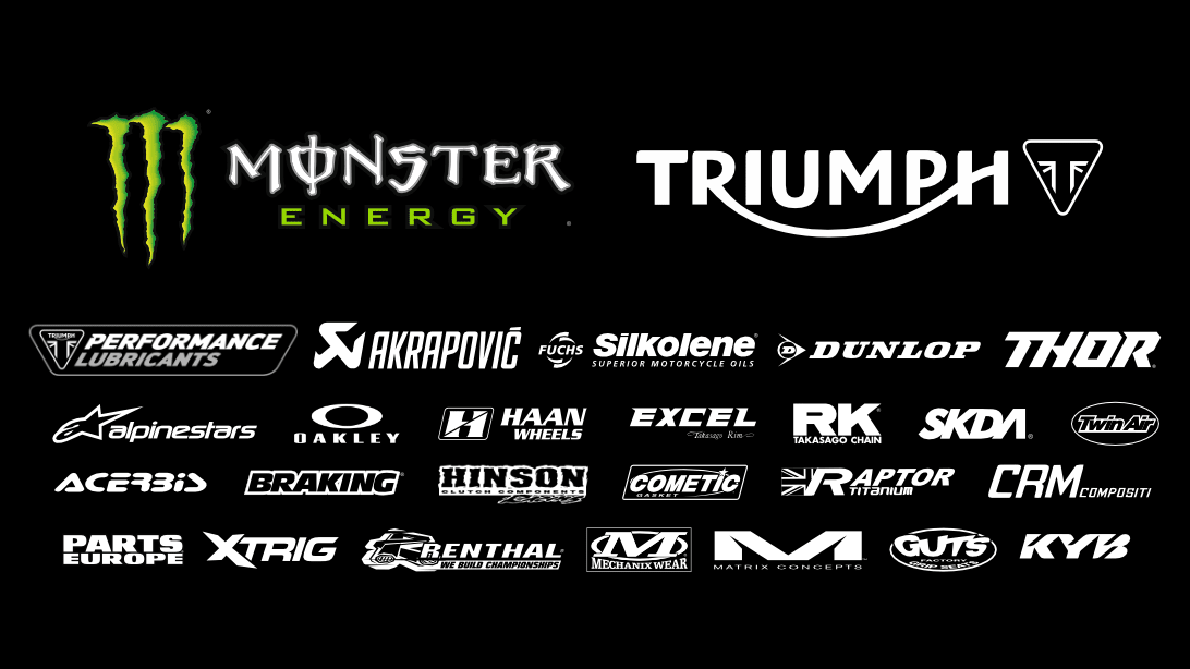 Monster Energy Triumph Racing Sponsors