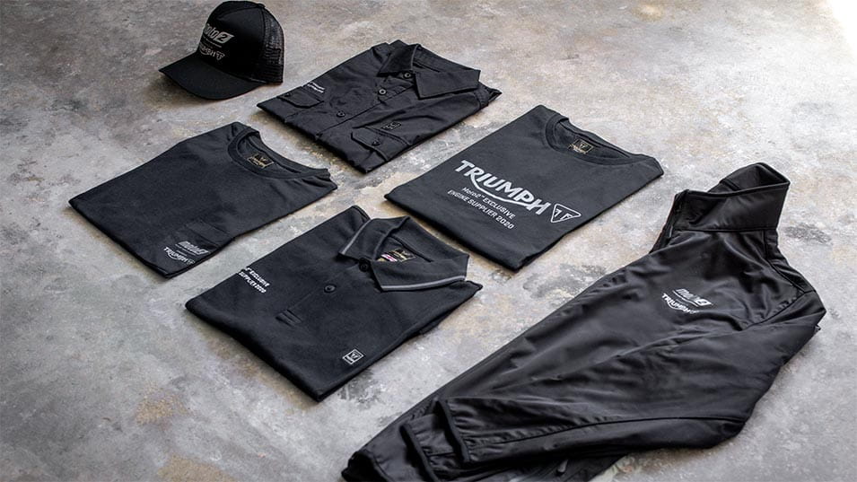 Triumph moto2 clothing collection