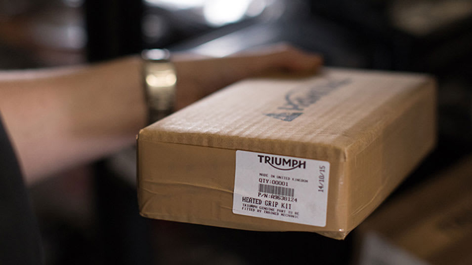 Triumph Genuine Parts Box