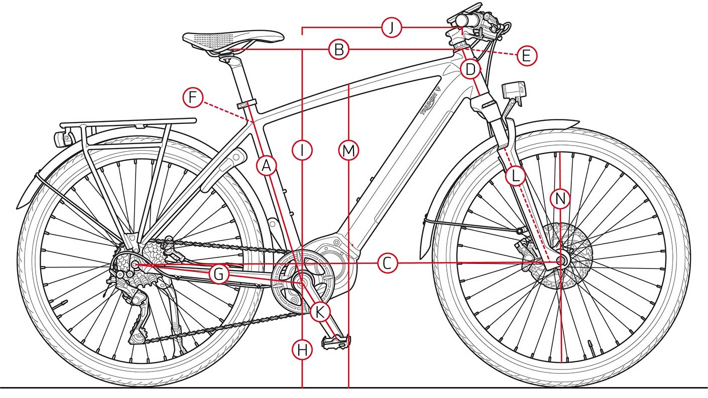 Triumph Trekker Geometry Illustration