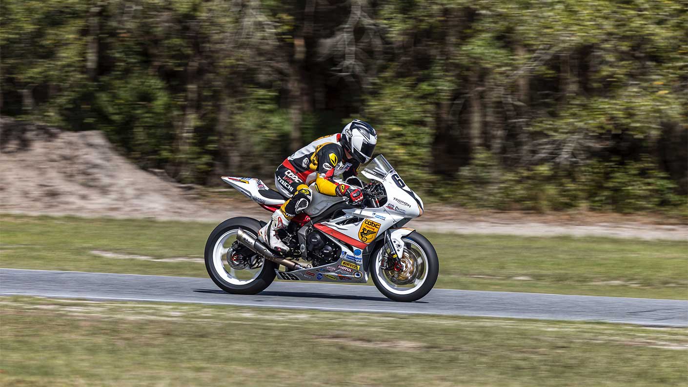 TOBC-Triumph Bike-racing image