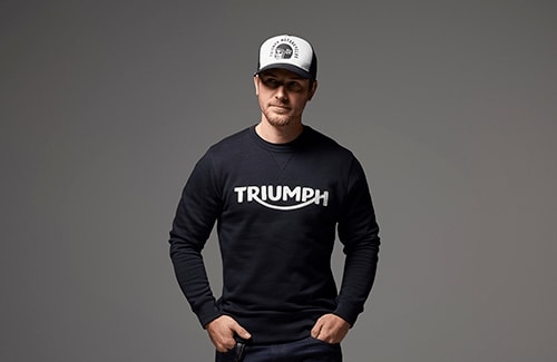 Triumph Casual Clothing Model Shot