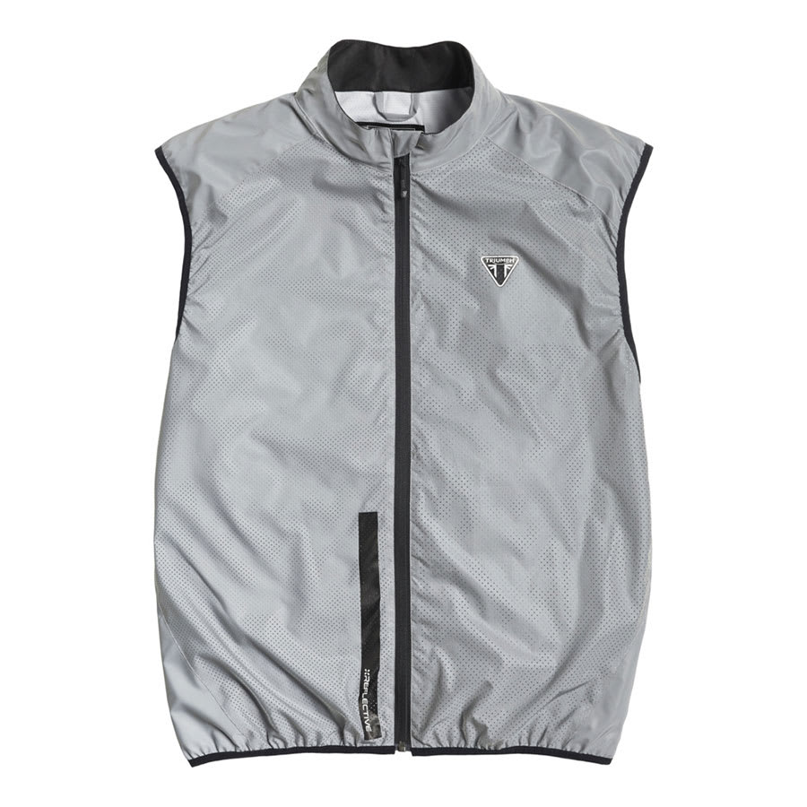 Triumph AW20 Packable reflective vest, flat shot front 
