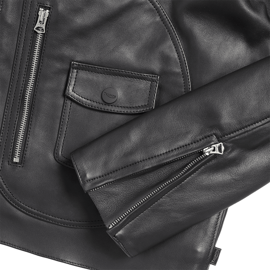 Rexford Black Leather Jacket