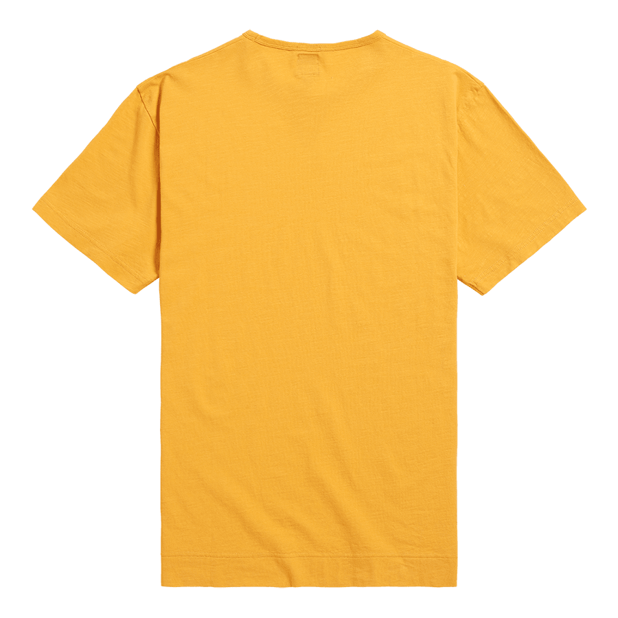 Fork Seal Heritage Logo Tee in Old Gold