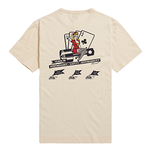 Piston Rider T-Shirt in Elfenbeinfarben