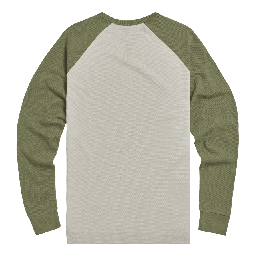 Randalby Super Heavyweight Crew Vintage Pique in Olive