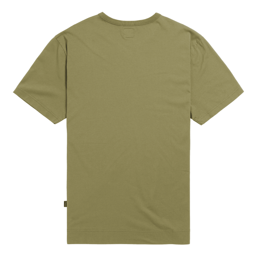 Oval T-Shirt in Olivgrün