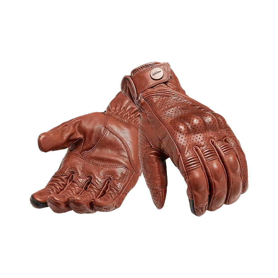 MGVS20120 Brown Leather Gloves with Protection 