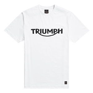 Bamburgh T-Shirt mit gesticktem Logo, Weiß