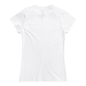 Gwynedd Damen T-Shirt mit Stickerei, Weiß
