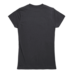 Gwynedd Damen T-Shirt mit Stickerei, Schwarz