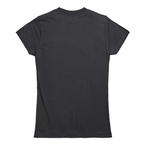T-shirt imprimé avec logo en arc de cercle pour femme Luss Noir
