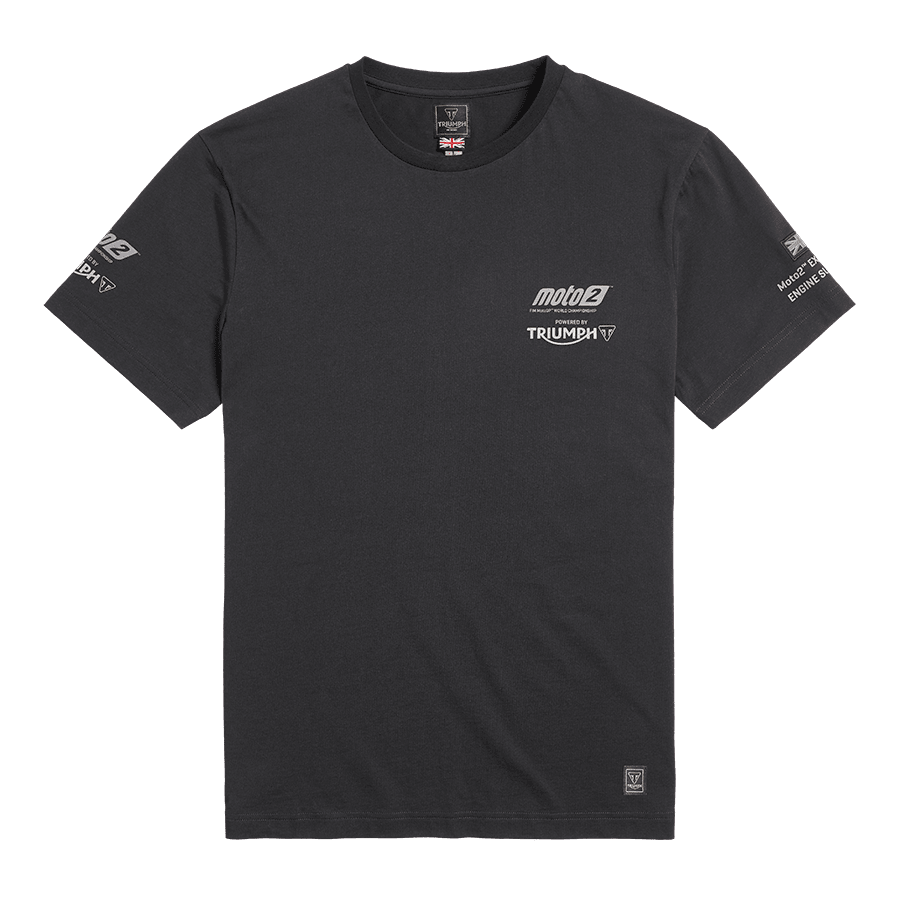 Moto2 Back Print T-Shirt Black