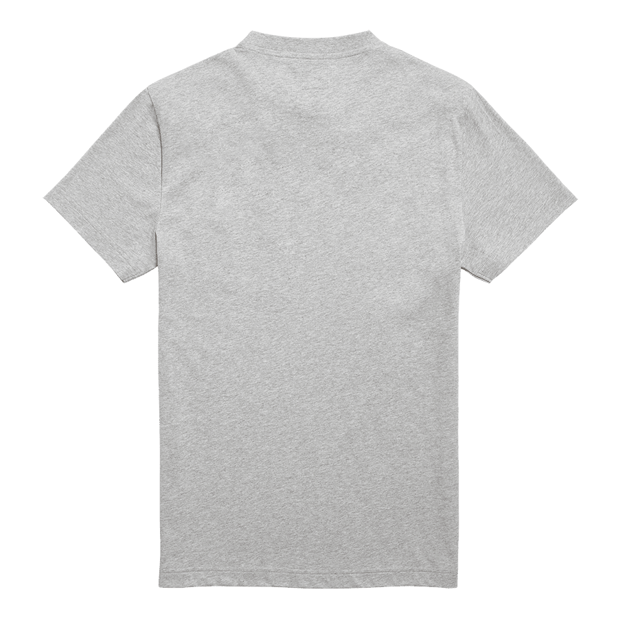 Bamburgh T-Shirt mit gesticktem Logo, Grau