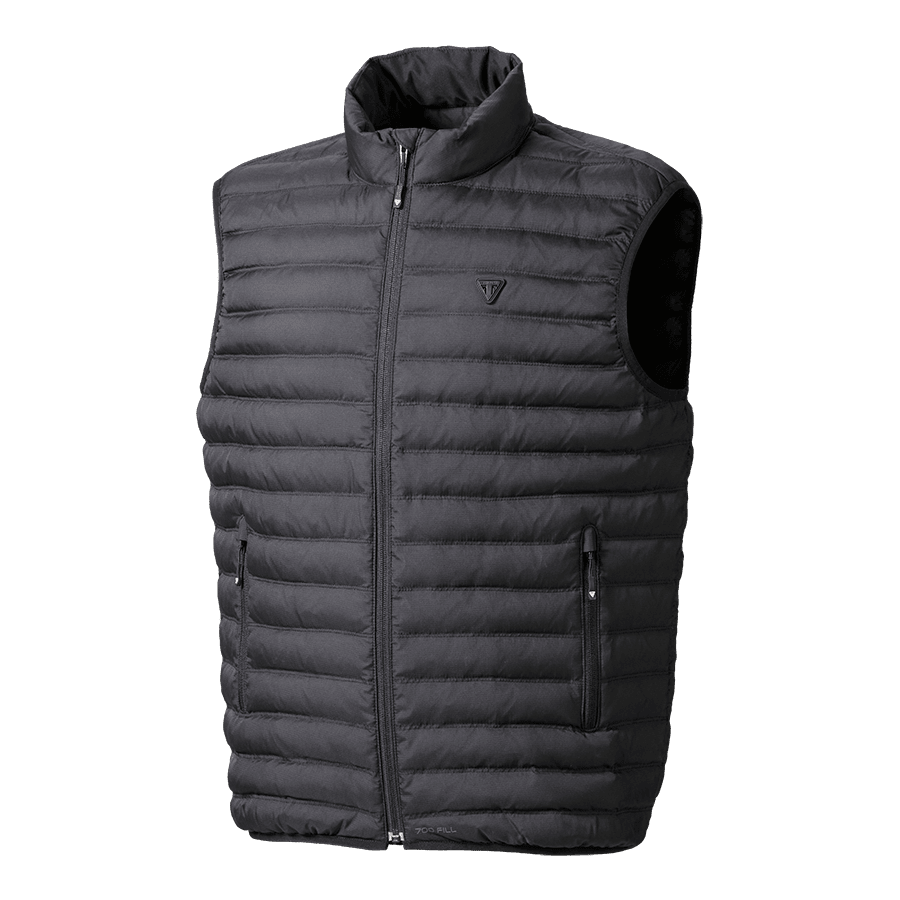 Mid-Layer Down Mens Gilet in Black