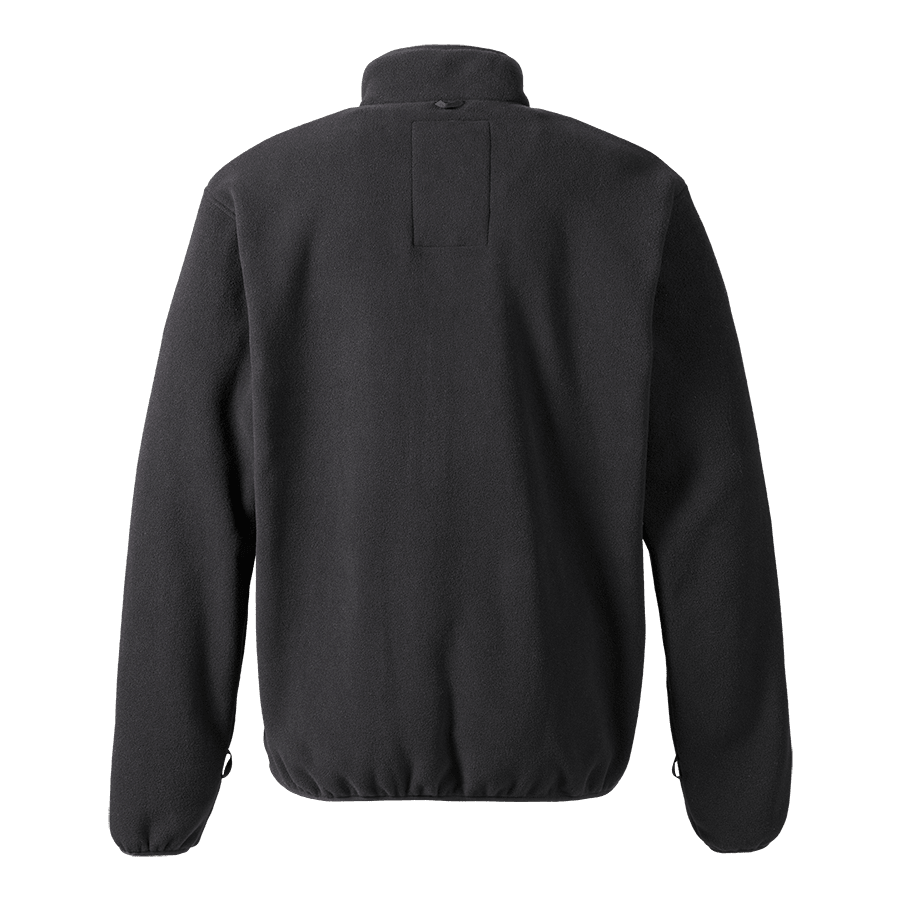 Mid-Layer Fleece Mens Jacket in Black