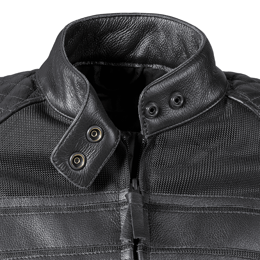 Braddan Womens Mesh Jacket in Black