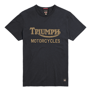 Triumph SS21 Thumbnail, Barwell tee black, front