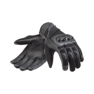 Pitsford Perforated Leather Gloves Black