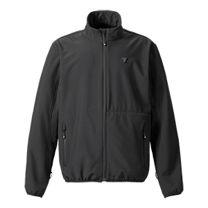 Triumph Motorcycle Adventure Clothing Soft Shell Jacket Black Front Flat Shot