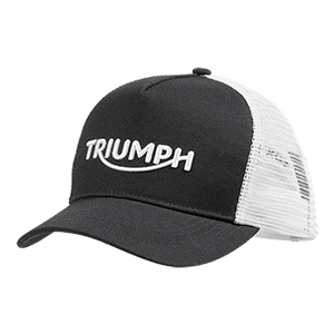 Whysall Trucker Cap in Black and White