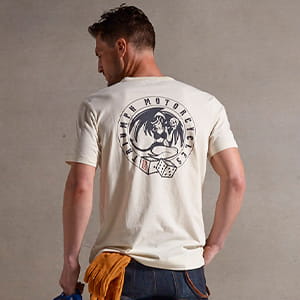 ROLLER DICE POCKET T-SHIRT - ELFENBEINFARBEN