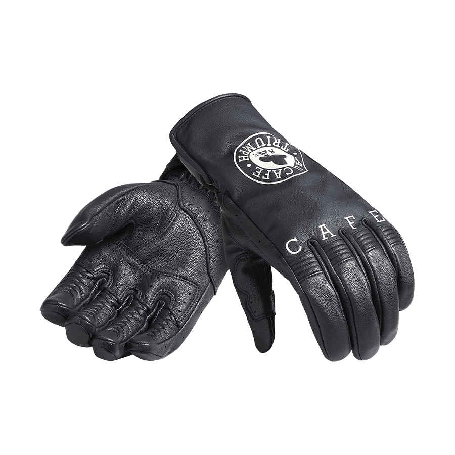 Ace Cafe Riding Gloves in Black