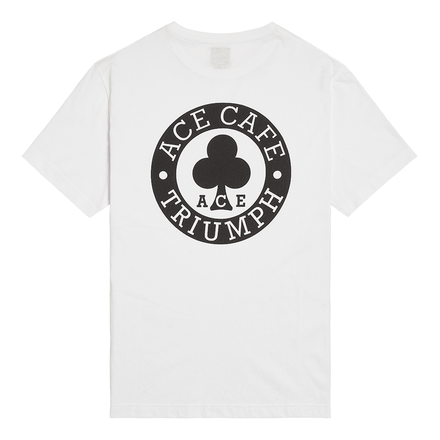 Ace Cafe Pocket T-Shirt in Weiß 
