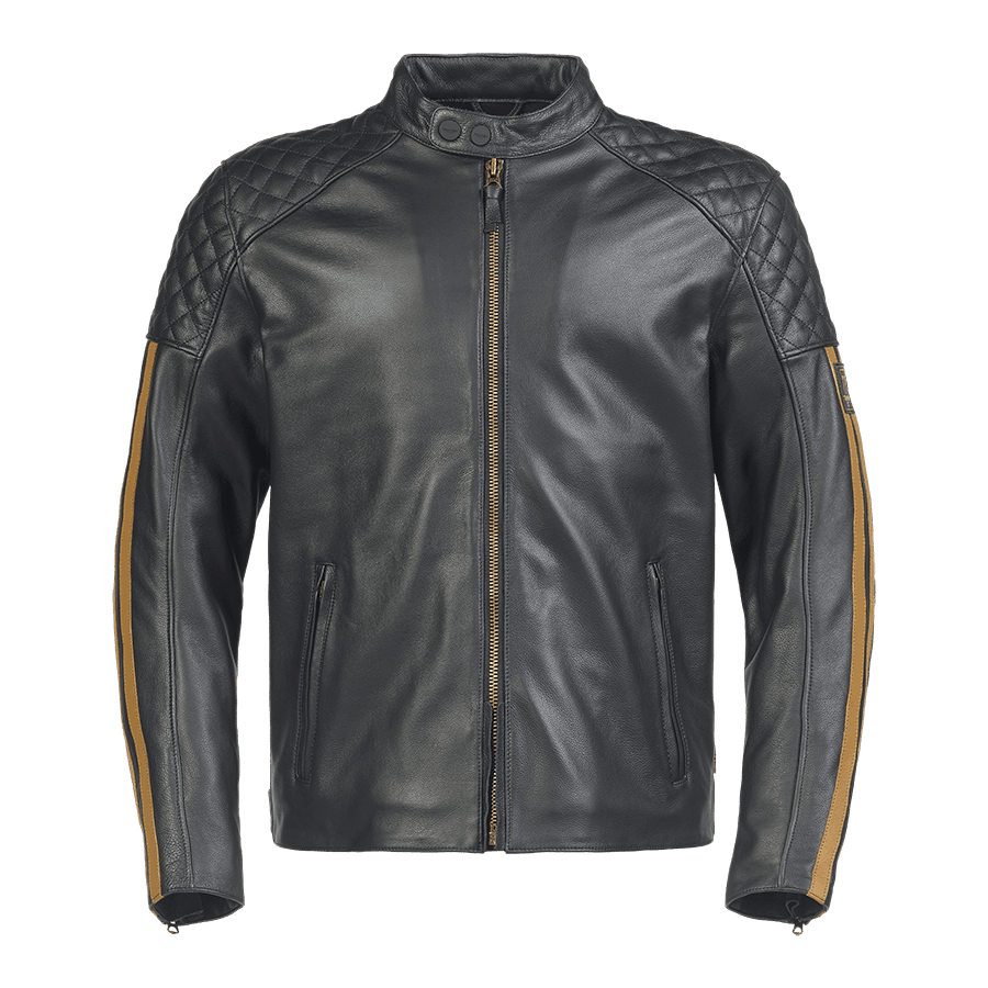 Braddan Sport Jacket in Black and Gold