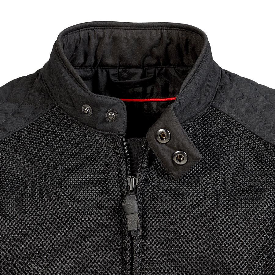 Braddan Retro Mesh Jacket in Black