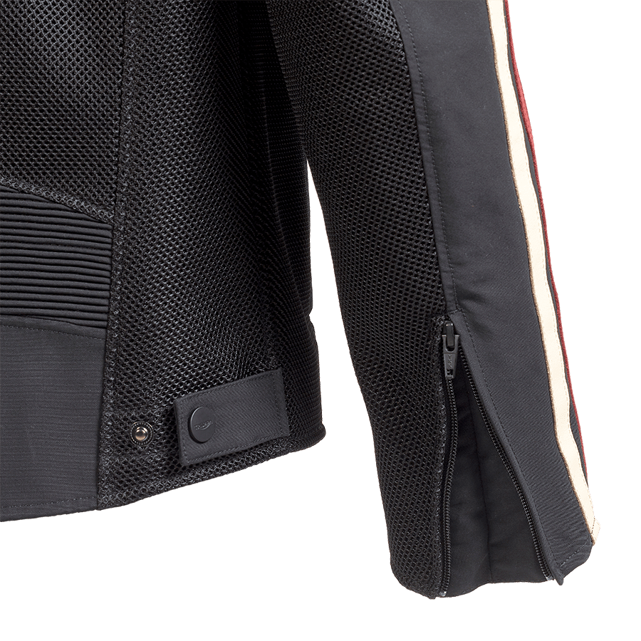 Braddan Retro Mesh Jacket in Black