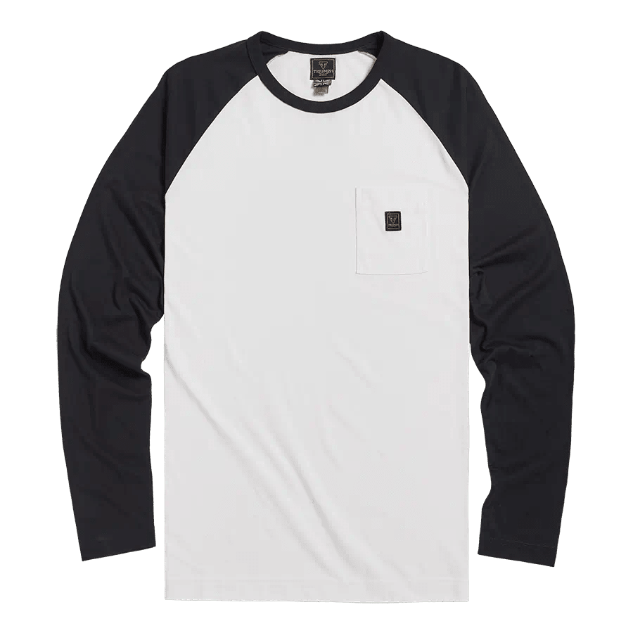 T-shirt Blackwell à manches contrastées noir et blanc