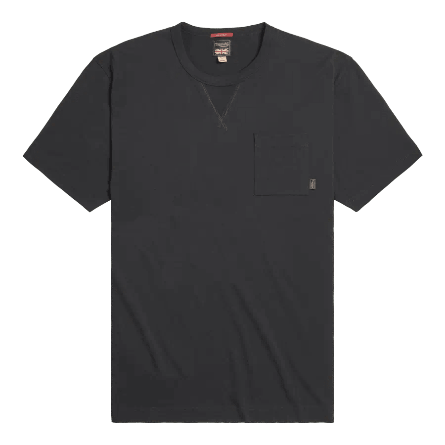 Gas Grafik-T-Shirt in Schwarz