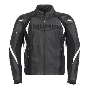 Triple Leather Jacket in Black