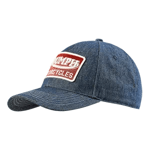 Forecourt Denim Cap With Embroidered Badge
