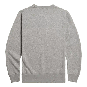 Circuit Sweatshirt mit Rundhalsausschnitt in Silbermeliert