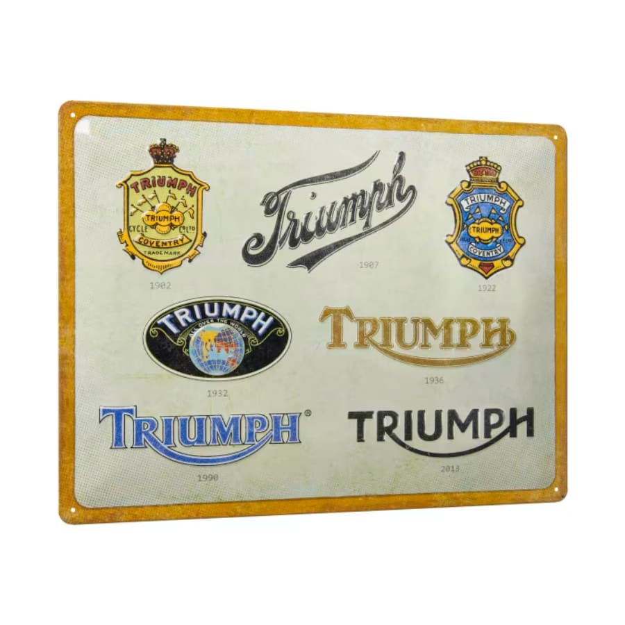 Triumph Motorcycles Gifts & Accessories - Lineage Tin Sign