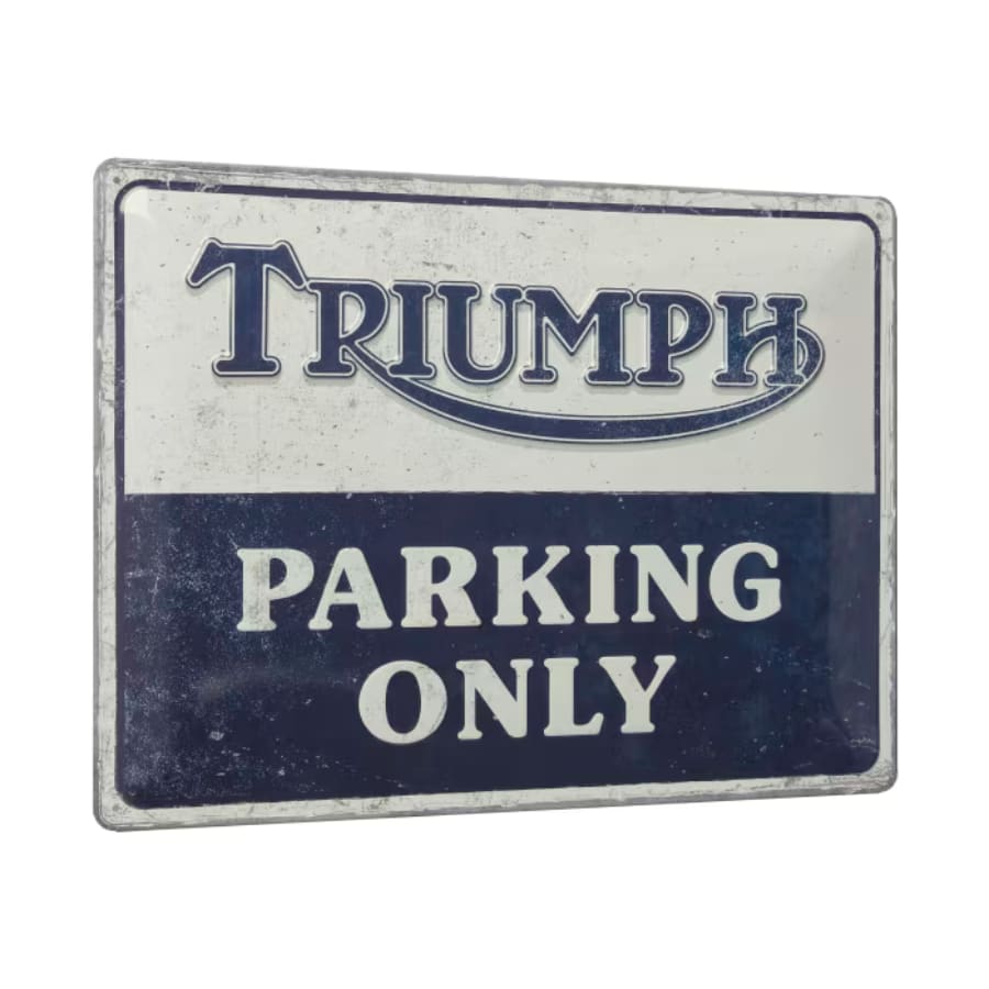 Triumph Motorcycles Gifts & Accessories - Riders Parking Sign