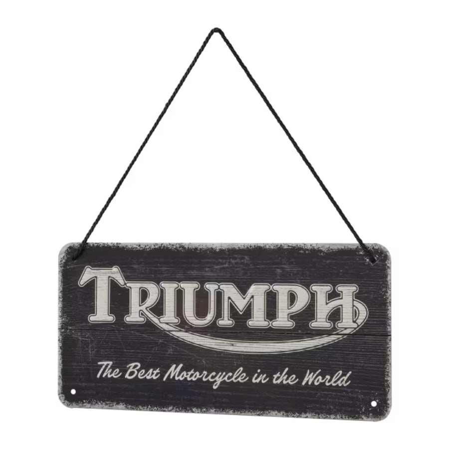 Triumph Motorcycles Workshop Hanging Sign